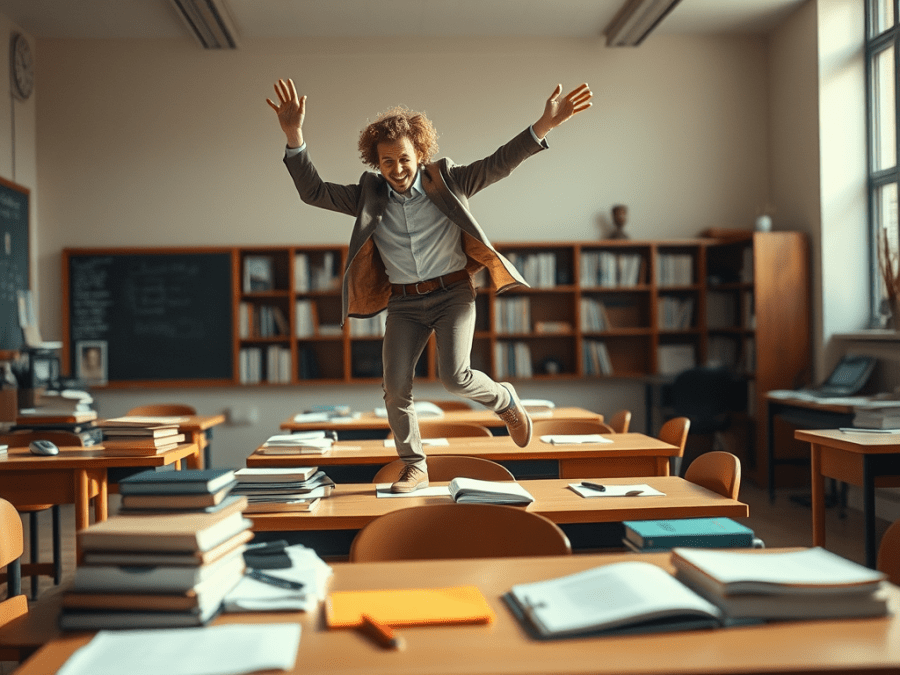 Created by Jetpack's AI ("dancing on a desk"), with apologies from me for slagging it off before.